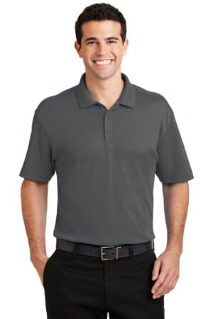 STERLING GREY K5200 port authority silk touch interlock performance polo
