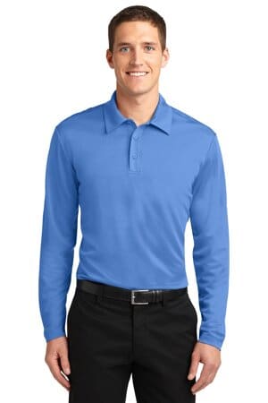 K540LS port authority silk touch performance long sleeve polo