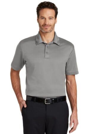 GUSTY GREY K540 port authority silk touch performance polo