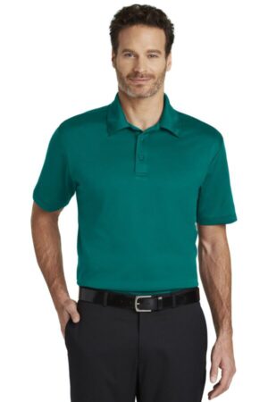 TEAL GREEN K540 port authority silk touch performance polo