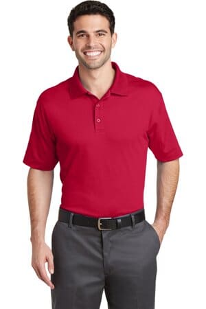 ENGINE RED K573 port authority rapid dry mesh polo