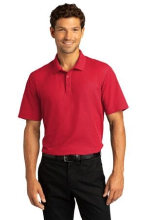 RICH RED K810 port authority superpro react polo