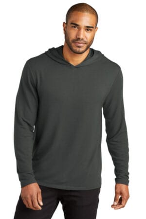 CHARCOAL K826 port authority microterry pullover hoodie