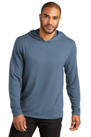 DUSK BLUE K826 port authority microterry pullover hoodie