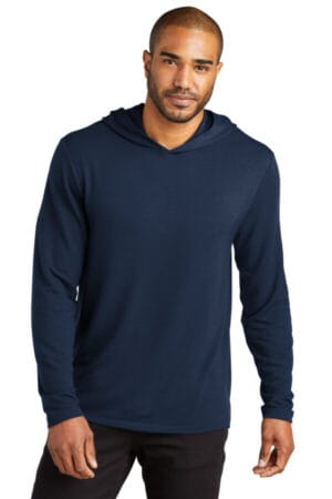 RIVER BLUE NAVY K826 port authority microterry pullover hoodie