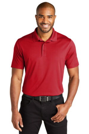 RICH RED K863 port authority c-free performance polo