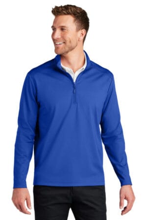 TRUE ROYAL K880 port authority c-free double knit 1/4-zip