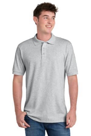 ASH KP55T port & co tall core blend jersey knit polo