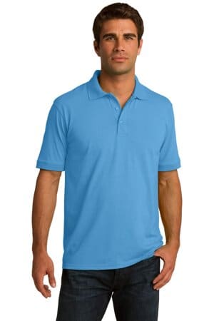KP55T port & company tall core blend jersey knit polo