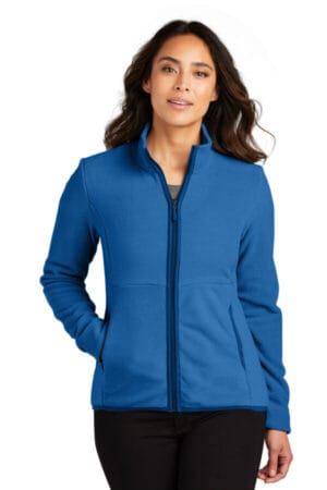 TRUE BLUE L110 port authority ladies connection fleece jacket