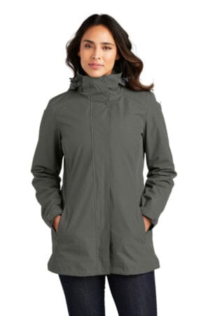 STORM GREY L123 port authority ladies all-weather 3-in-1 jacket