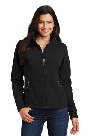 BLACK L217 port authority ladies value fleece jacket