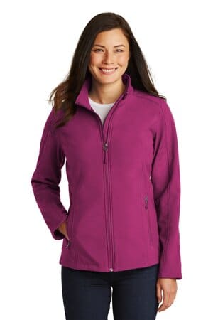 VERY BERRY L317 port authority ladies core soft shell jacket