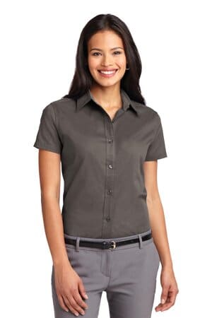 BARK L508 port authority ladies short sleeve easy care shirt