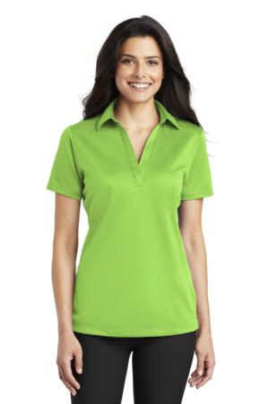 LIME L540 port authority ladies silk touch performance polo