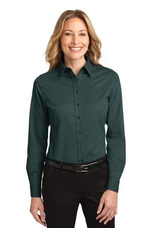 L608 port authority ladies long sleeve easy care shirt