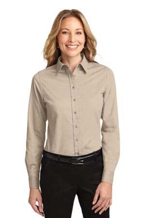 STONE L608 port authority ladies long sleeve easy care shirt