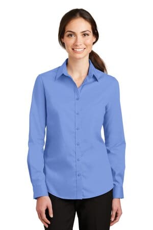 ULTRAMARINE BLUE L663 port authority ladies superpro twill shirt