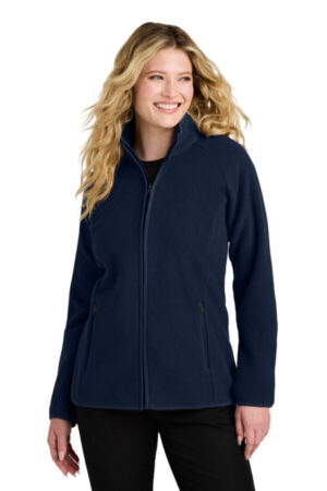 TRUE NAVY L700 port authority women's c-free raglan fleece