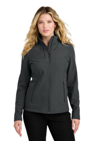 GREY STEEL L720 port authority women's c-free core soft shell