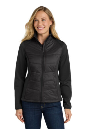 L787 port authority women's hybrid soft shell jacket