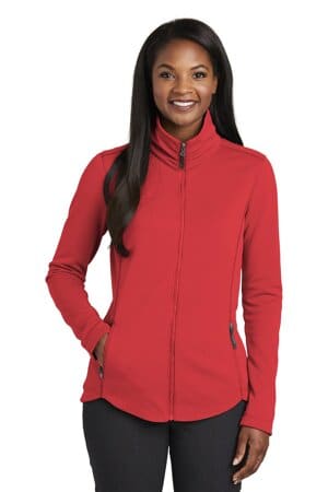 RED PEPPER L904 port authority ladies collective smooth fleece jacket