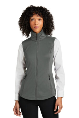 GRAPHITE L906 port authority ladies collective smooth fleece vest