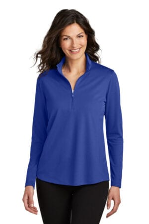 LK112 port authority women's dry zone uv micro-mesh 1/4-zip