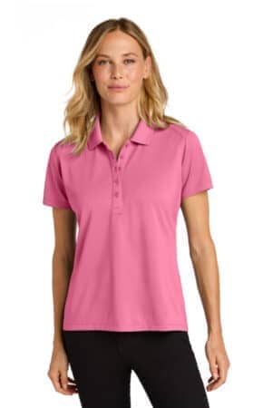 AWARENESS PINK AWARENESS PINK LK240 port authority women's wearever performance pique polo
