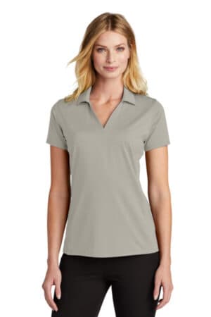 SILVER LK398 port authority ladies performance staff polo