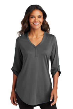 LK6840 port authority women's city stretch 3/4-sleeve tunic