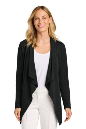DEEP BLACK LK820 port authority women's breakwater open cardigan