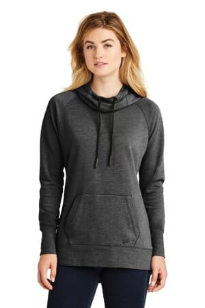 LNEA510 new era ladies tri-blend fleece pullover hoodie