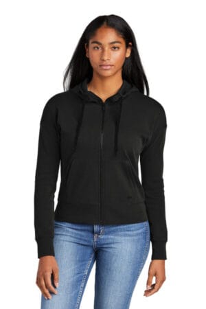 BLACK LNEA540 new era ladies sts full-zip hoodie
