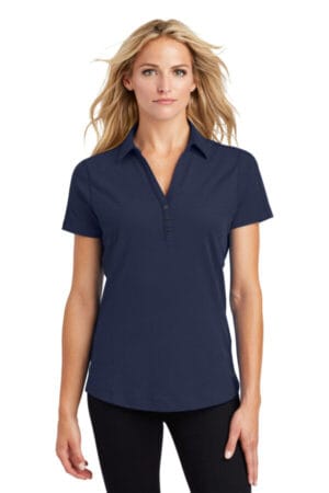 NAVY LOG126 ogio ladies onyx polo