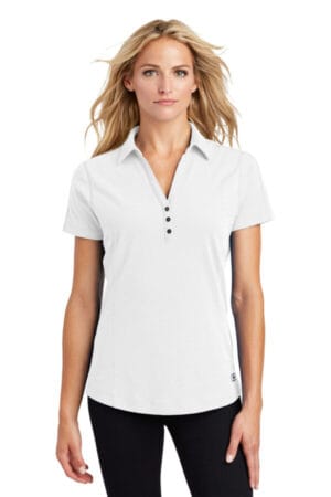 WHITE LOG126 ogio ladies onyx polo