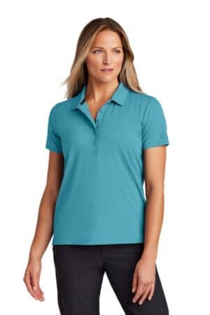 FUSION BLUE LOG170 ogio women's regain polo