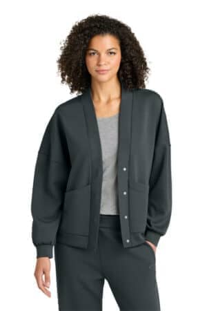 TARMAC GREY LOG862 ogio women's transcend cardigan
