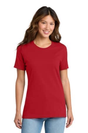 RED LPC54 port & co women's core cotton tee
