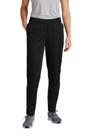 BLACK/ BLACK LPST800 sport-tek women's travel pant