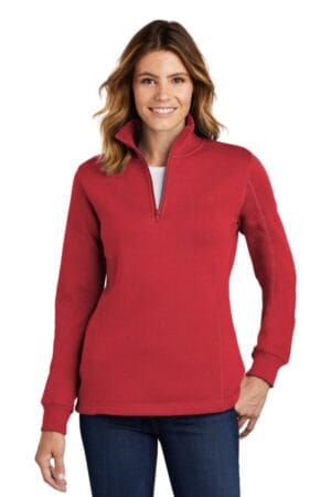 TRUE RED LST253 sport-tek ladies 1/4-zip sweatshirt