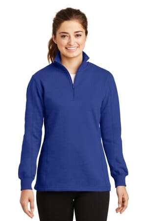 TRUE ROYAL LST253 sport-tek ladies 1/4-zip sweatshirt