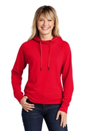 TRUE RED LST272 sport-tek ladies lightweight french terry pullover hoodie