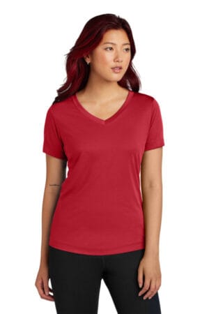 LST353 sport-tek women's posicharge competitor v-neck tee