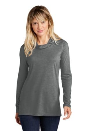 LST406 sport-tek women's posicharge tri-blend wicking long sleeve hoodie