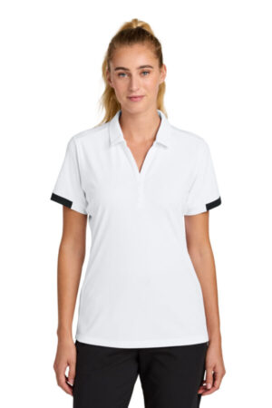 LST444 sport-tek women's club colorblock polo