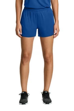 TRUE ROYAL LST447 sport-tek women's club 3 track short