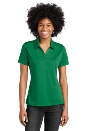 KELLY GREEN LST550 sport-tek women's posicharge competitor polo