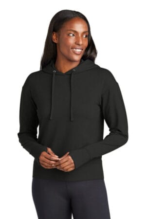 BLACK LST562 sport-tek ladies sport-wick flex fleece pullover hoodie