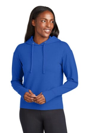 TRUE ROYAL LST562 sport-tek ladies sport-wick flex fleece pullover hoodie